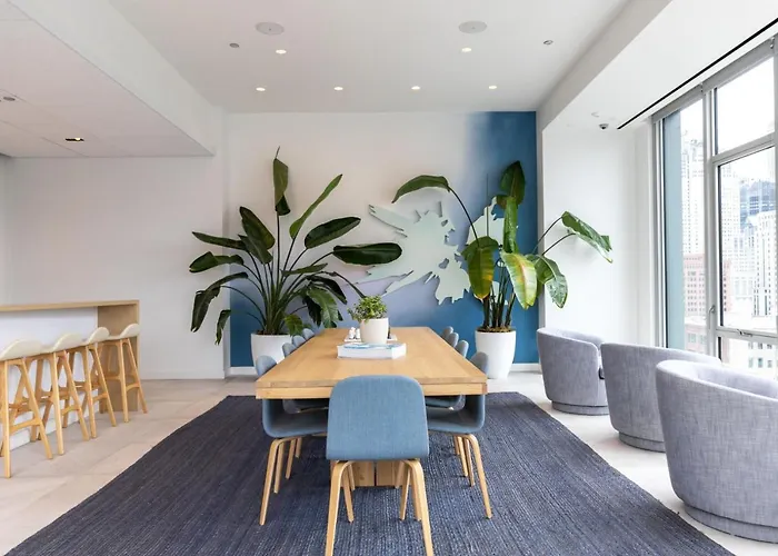 Apartamento W Loop Studio W Pool Gym Lounge Nr L Chi-749 *